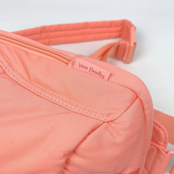 NWT Vera Bradley Utility Sling Backpack Desert Flower Pink Recycled Cotton - Picture 4 of 16